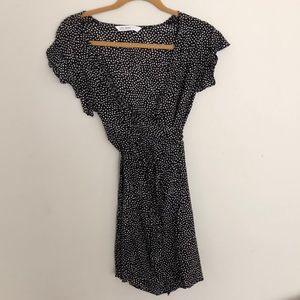Zara polka dot Wrap Dress